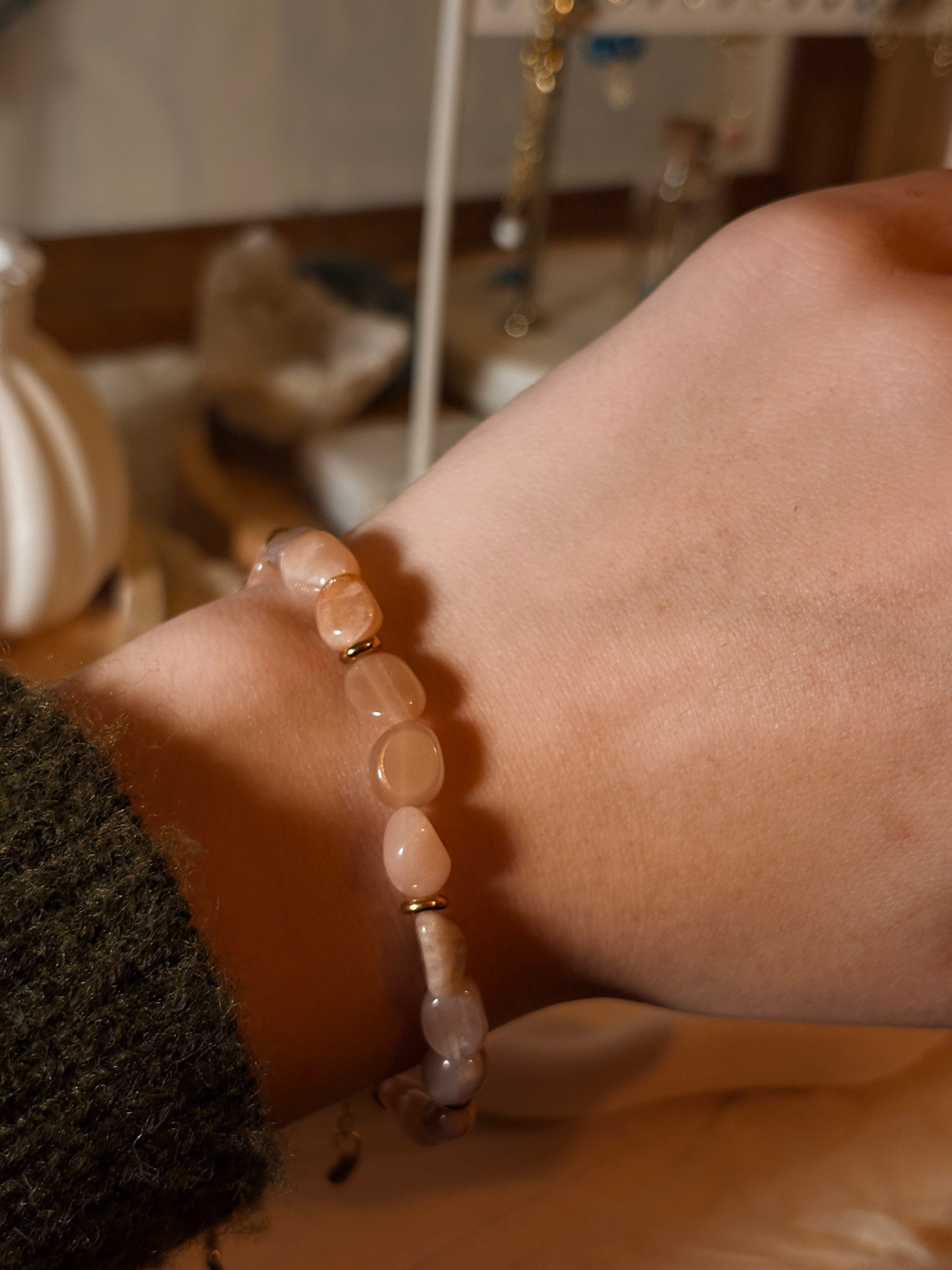 Bracelet Elisa en pierre de lune