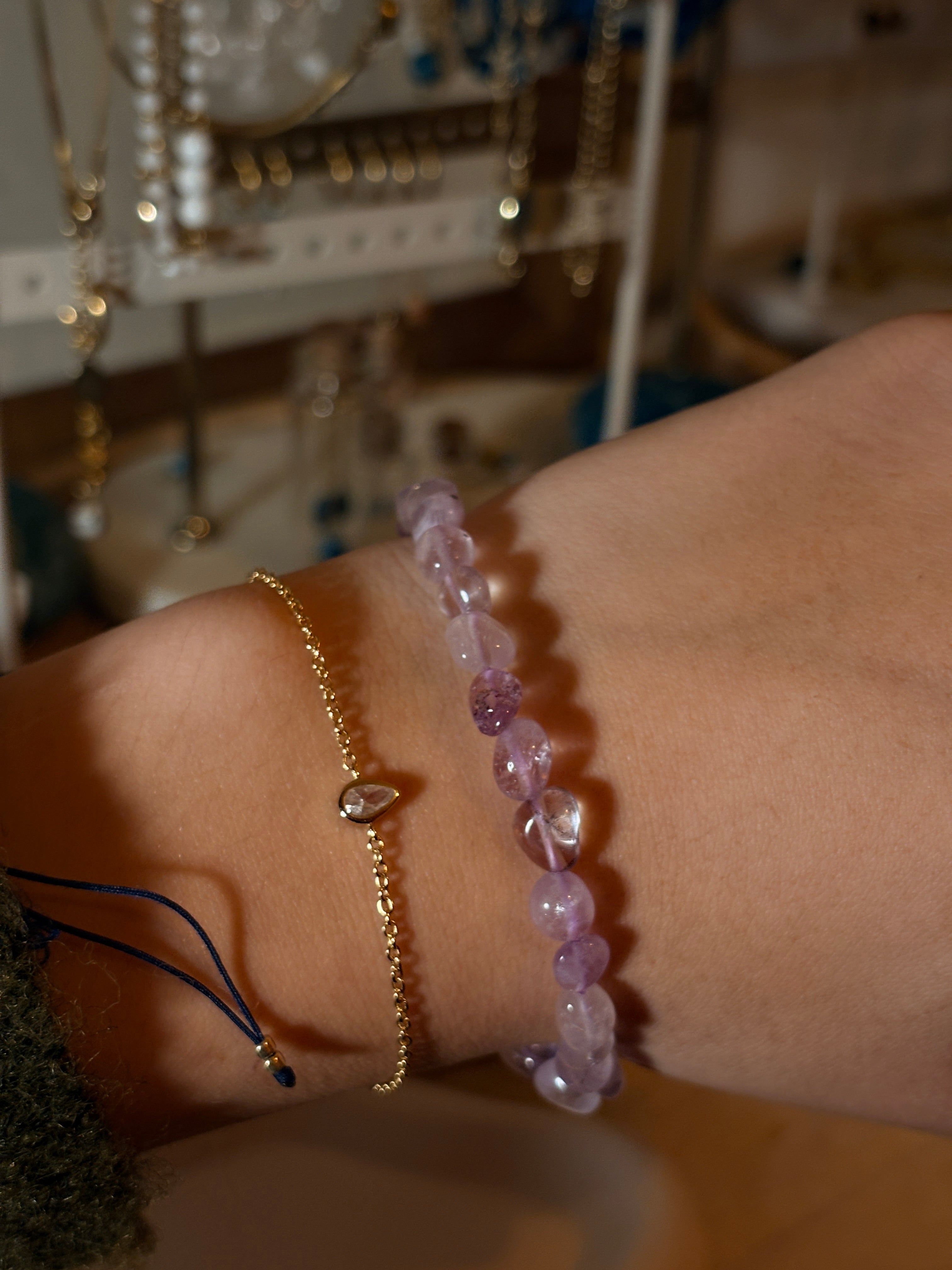 Bracelet Elisa en améthyste