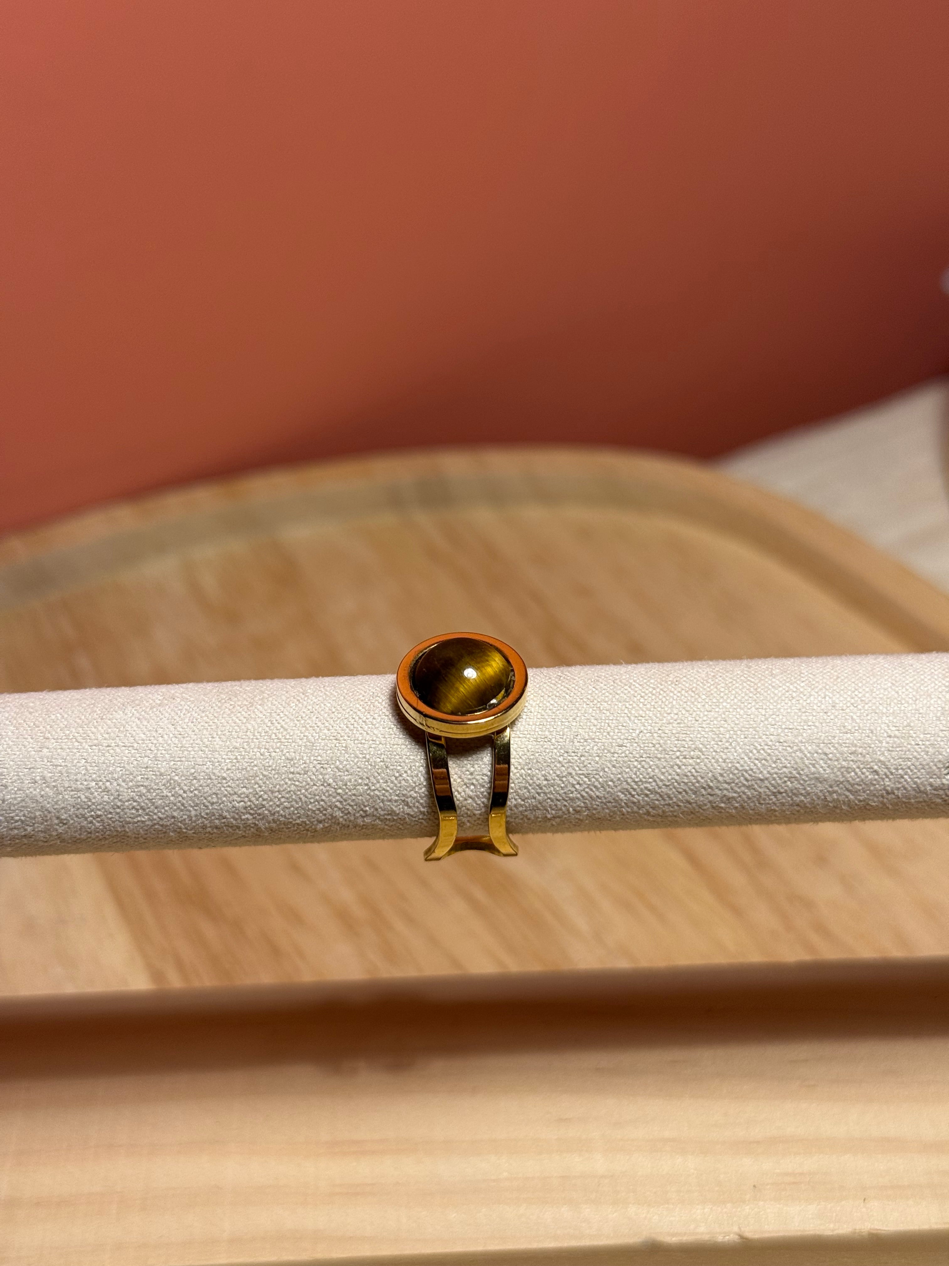 Bague Livia œil de tigre