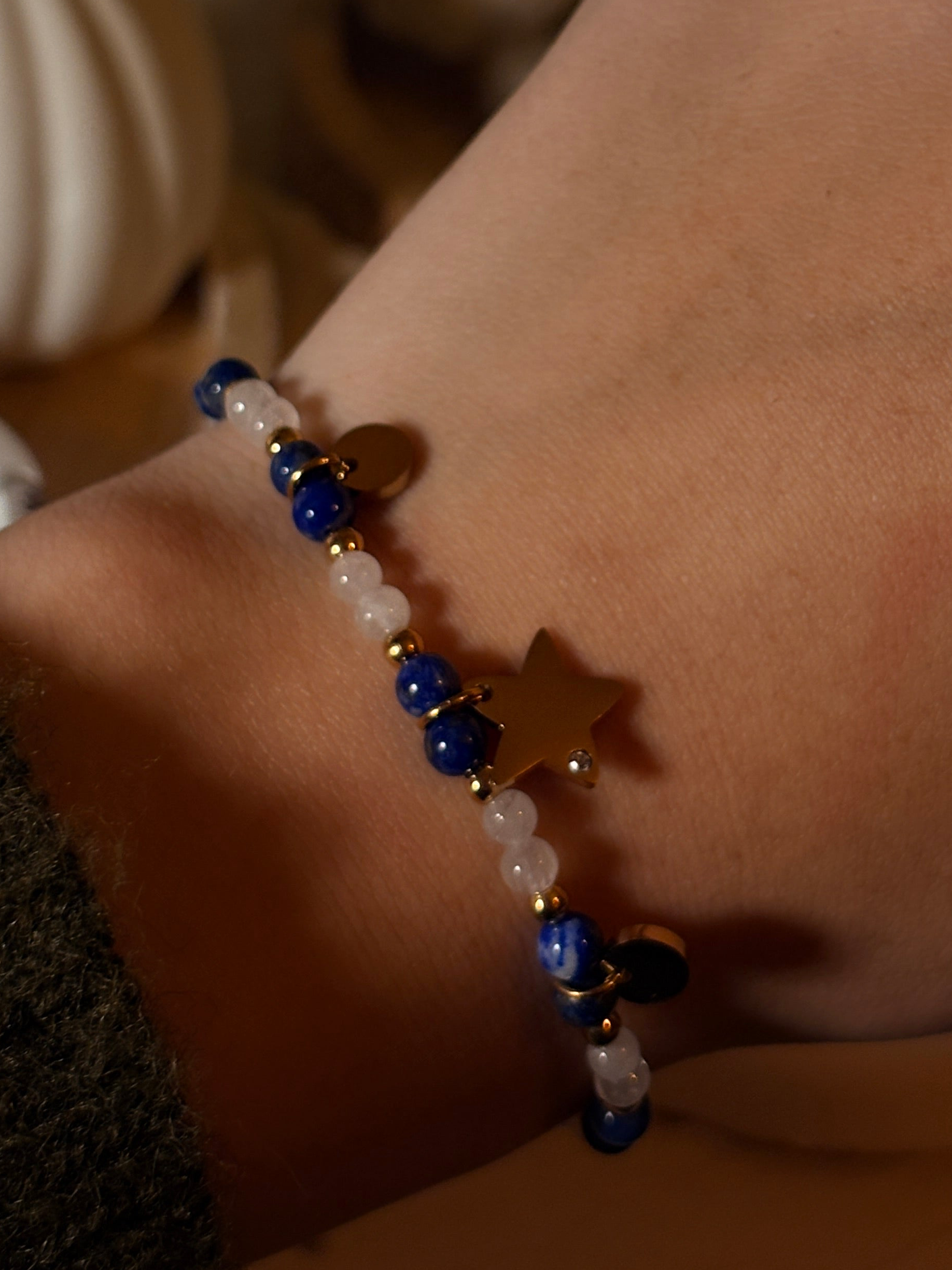 Bracelet en lapis lazuli
