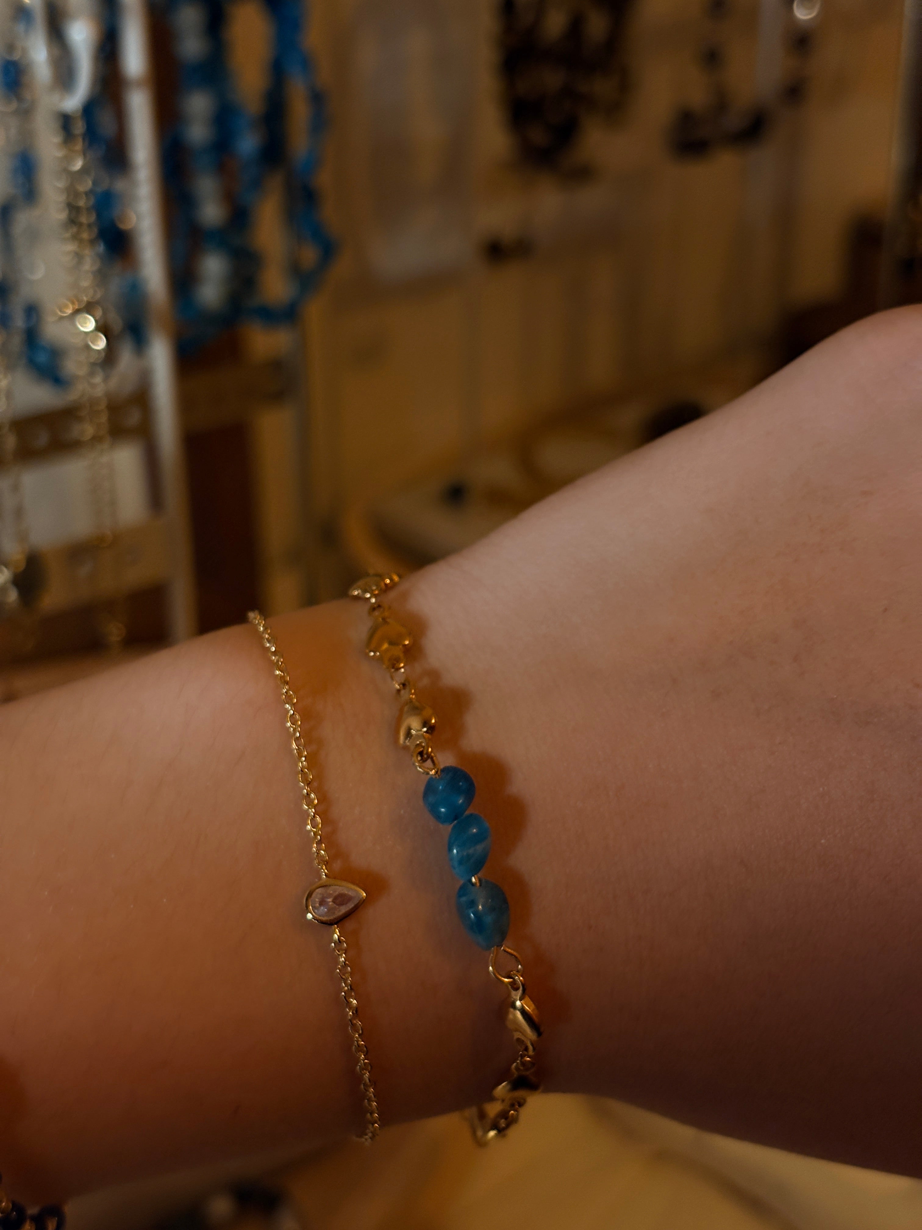 Bracelet en apatite