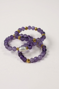 Trio de bague en améthyste