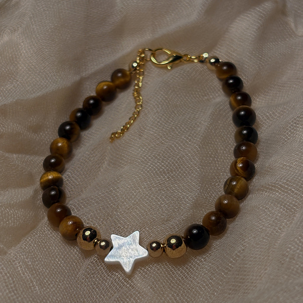 Bracelet stella œil de tigre