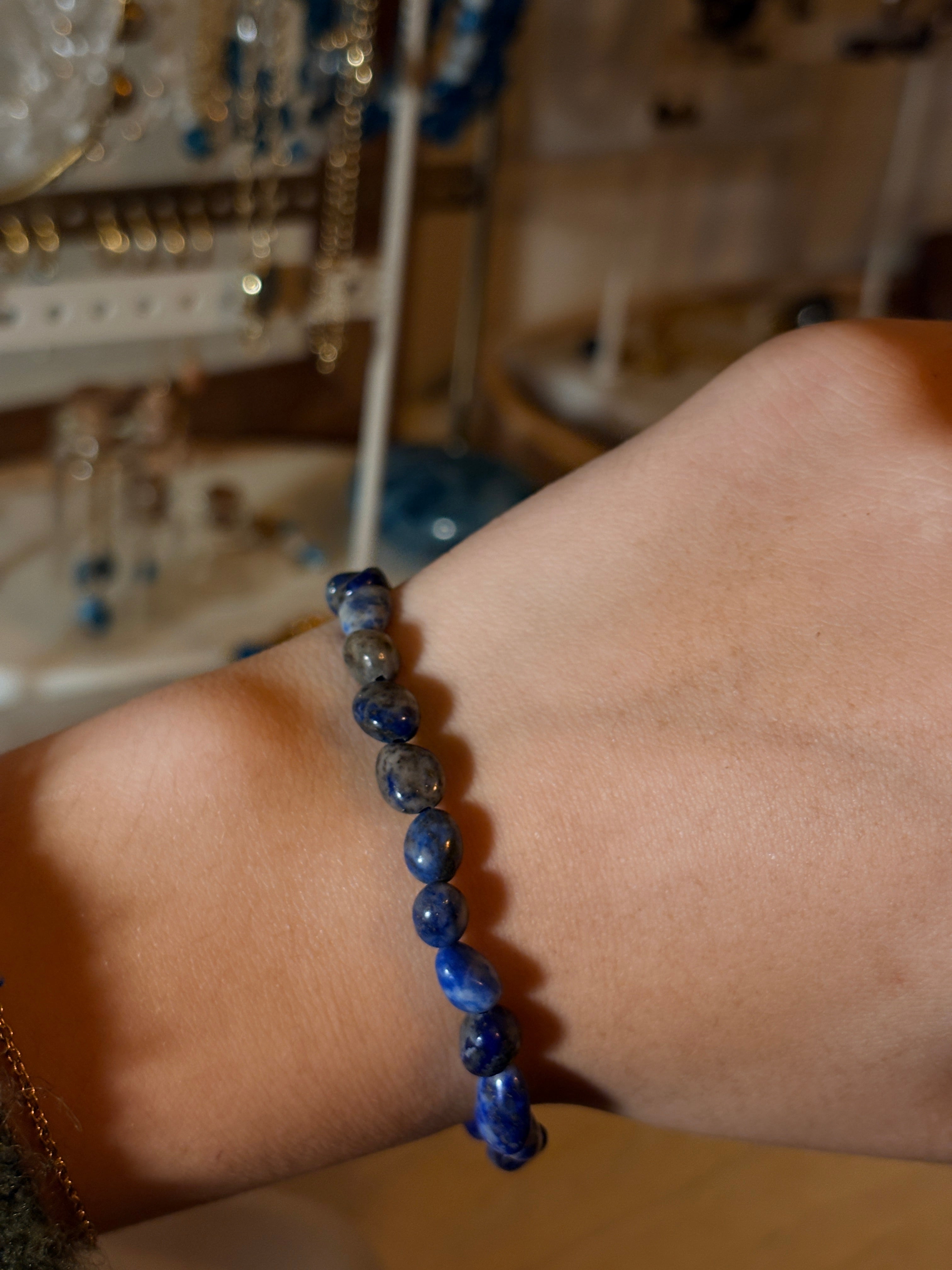 Bracelet en lapis lazuli