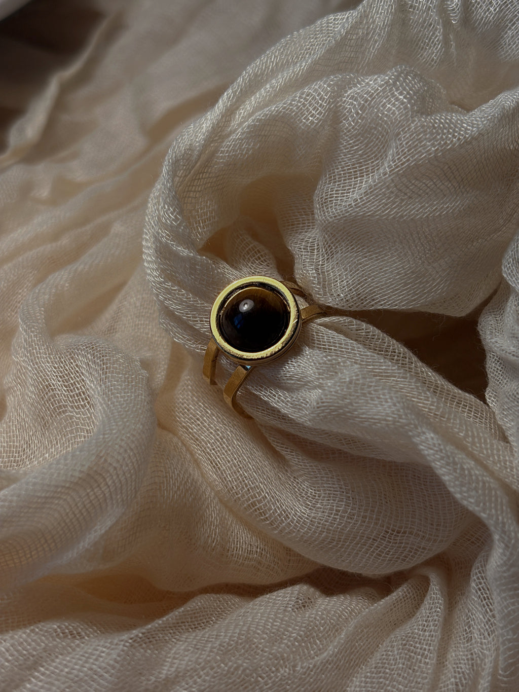 Bague Livia œil de tigre