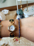 Bracelet baroque lapis-lazuli