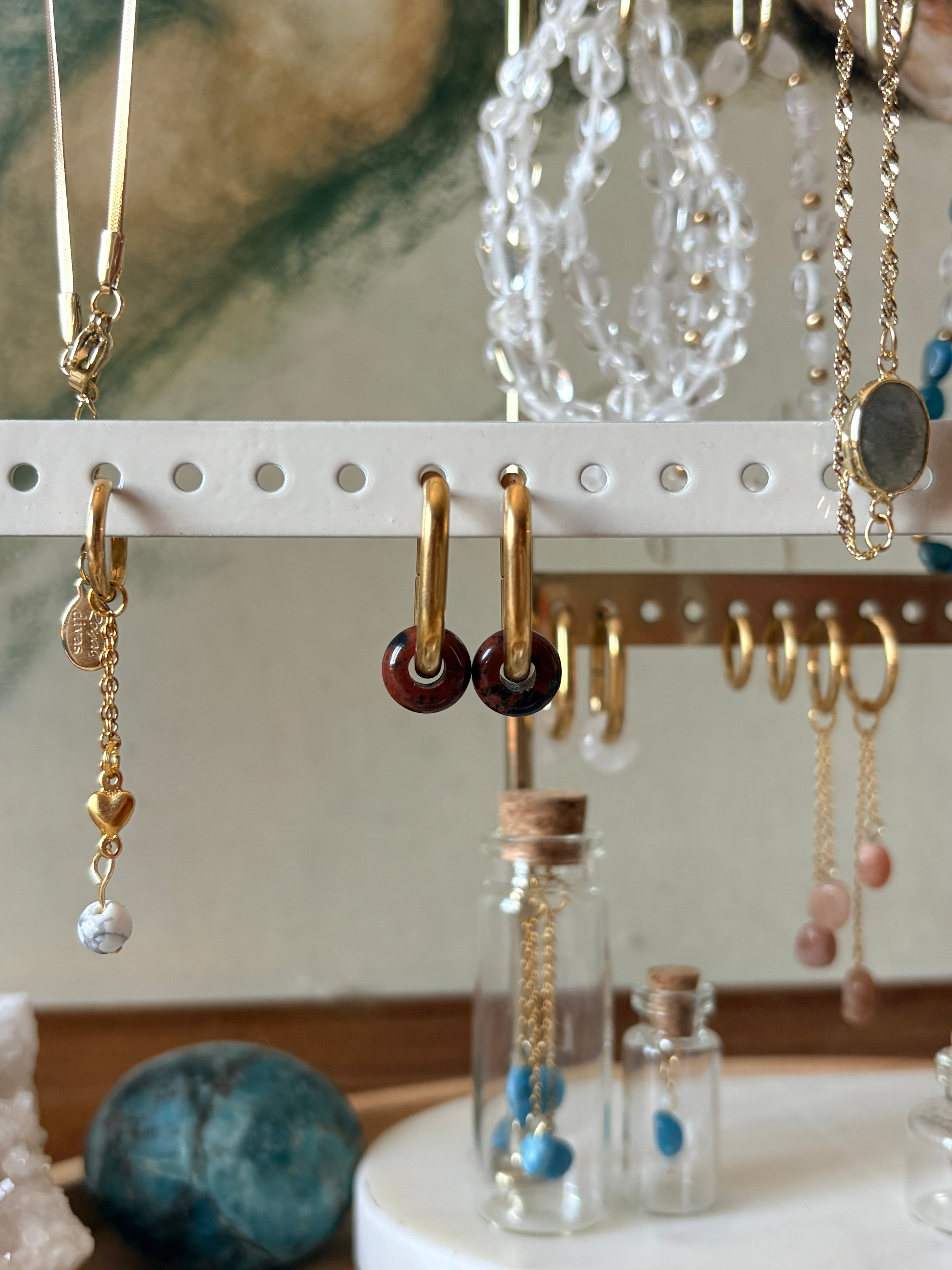 Boucle obsidienne acajou