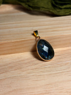 Collier Lise en obsidienne noir