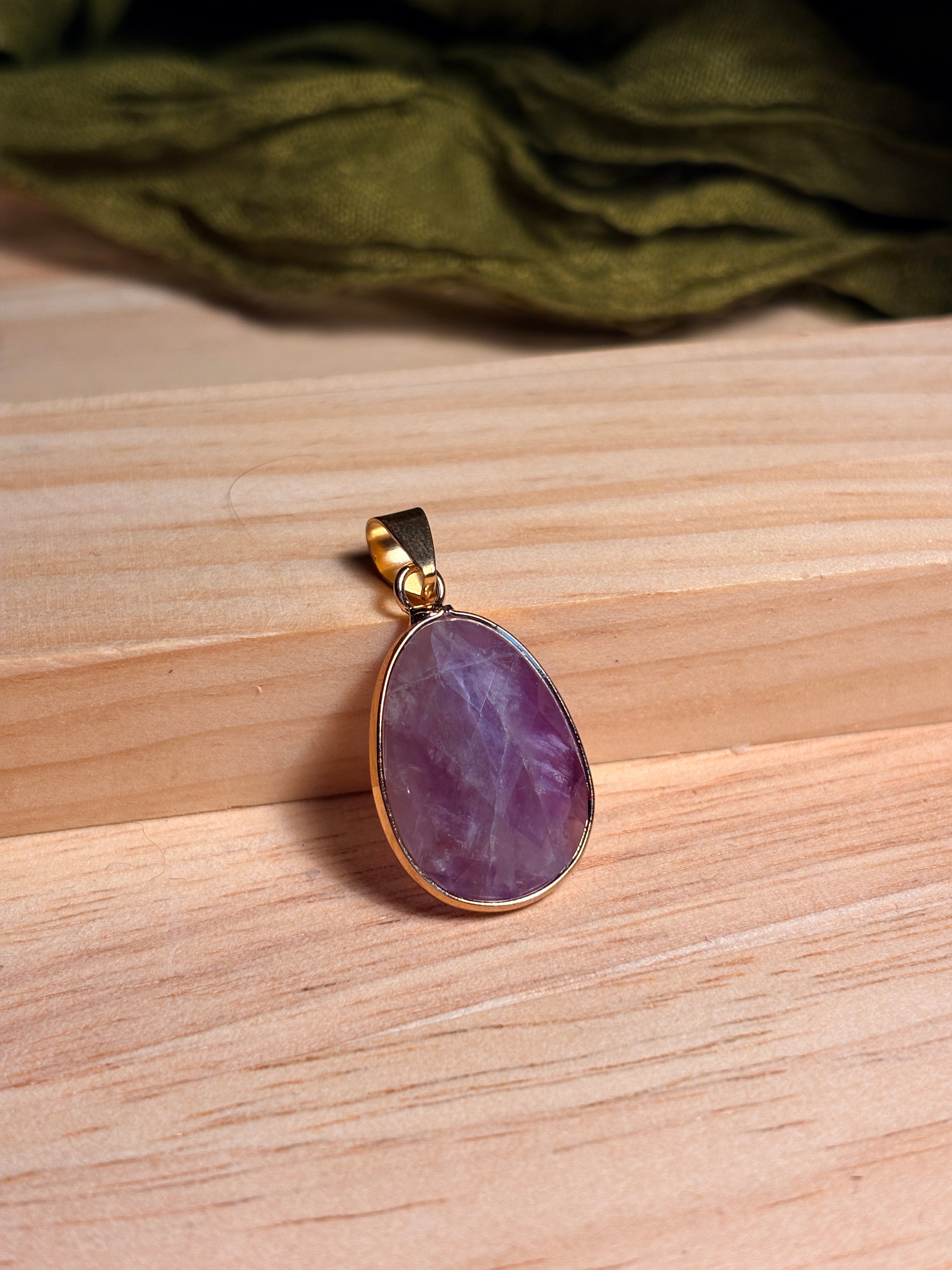 Collier Lise en obsidienne noir