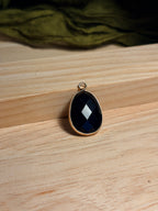 Collier Lise en obsidienne noir