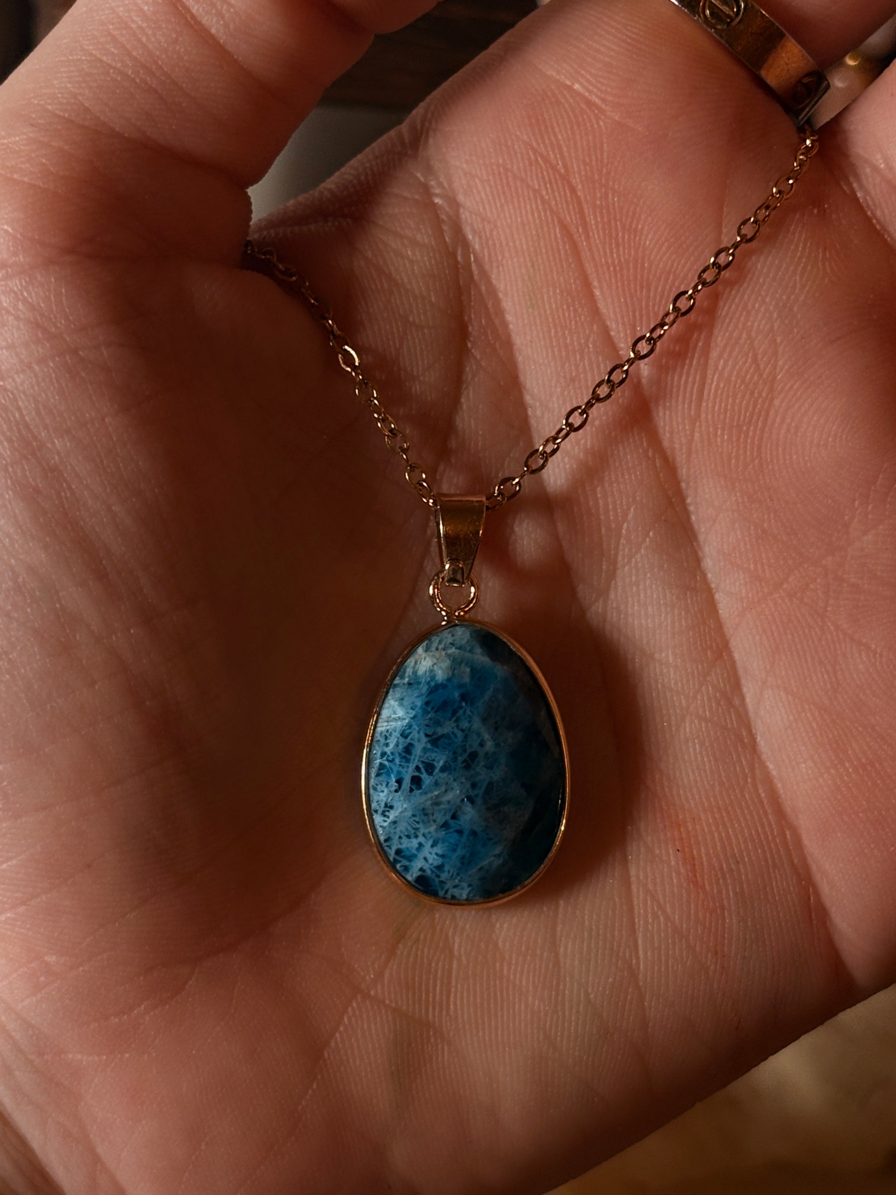 Collier  Lise en Apatite