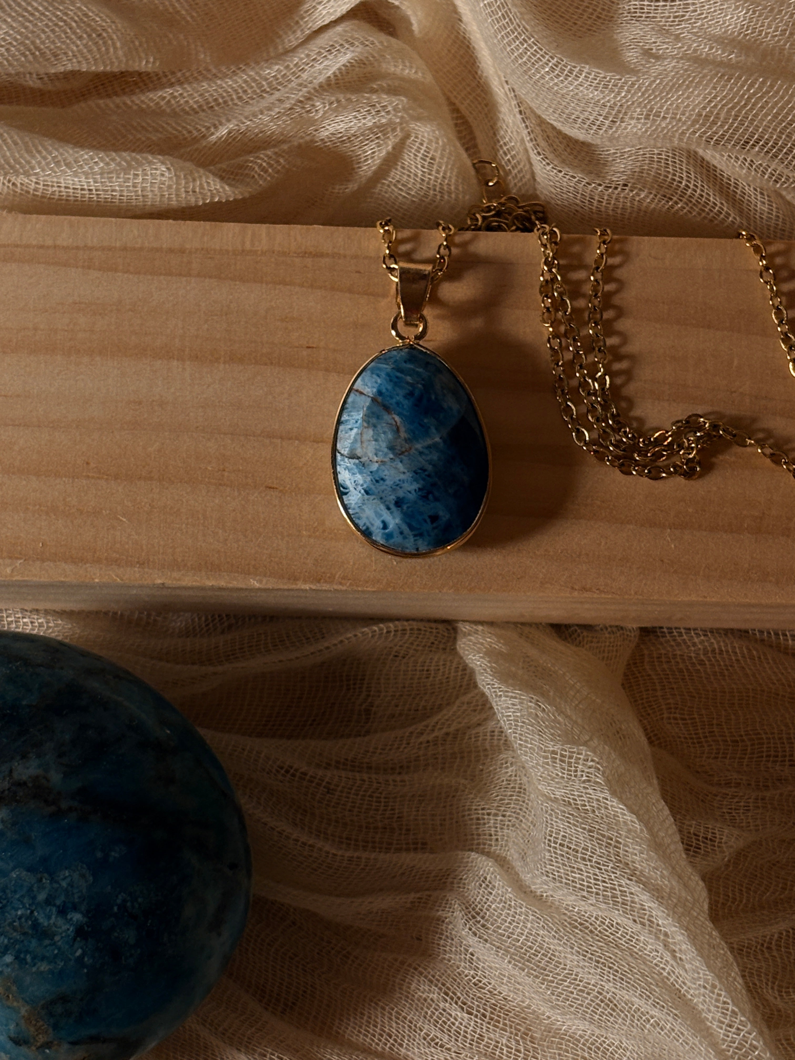 Collier  Lise en Apatite