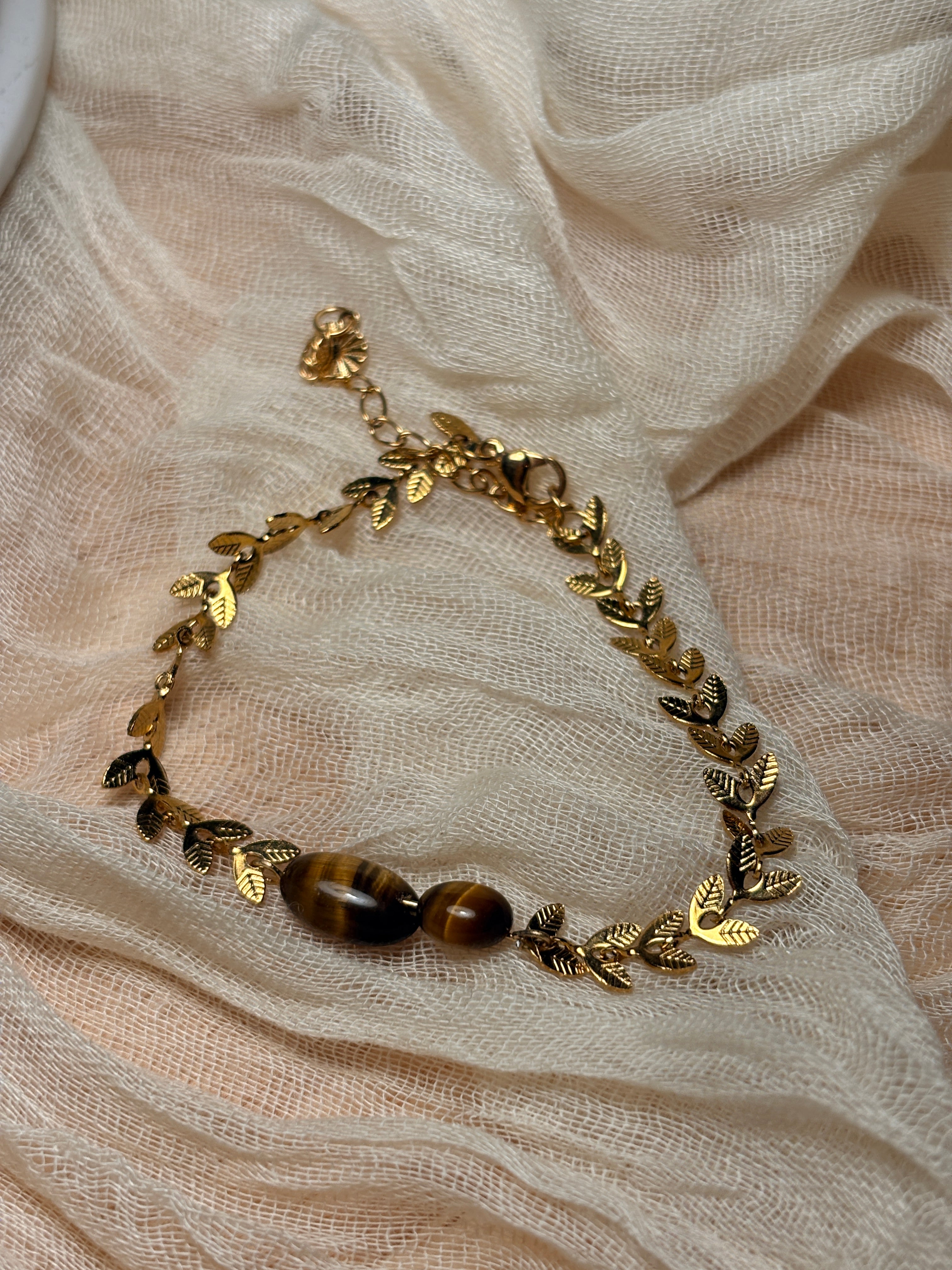 bracelet Charlotte en oeil de tigre